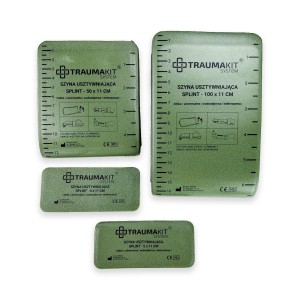 Zestaw szyn SPLINT do stabilizacji złamań TRAUMA KIT (zielony)