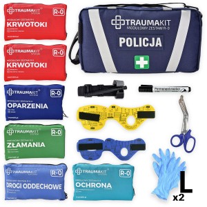 TRAUMA KIT Modułowy Zestaw R-0 - Torba (granatowy)