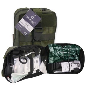 Apteczka Taktyczna - IFAK - Indywidualny Pakiet Medyczny IPMED (zielona)