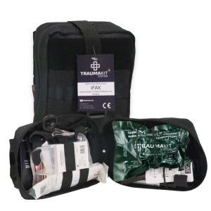 Apteczka Taktyczna - IFAK - Indywidualny Pakiet Medyczny IPMED (czarna)