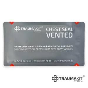 Opatrunek wentylowy Chest Seal Vented TRAUMA KIT