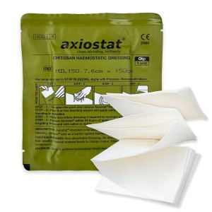 Chitosan Opatrunek Hemostatyczny Axiostat Z-Fold 7,6cmx150cm MIL150