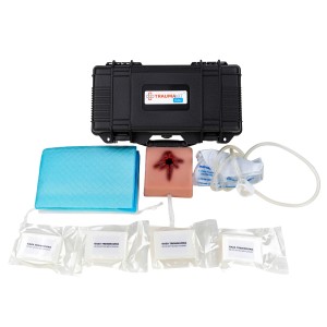 Zestaw do nauki pakowania ran TRAUMAKIT EDU – rana postrzałowa GSW