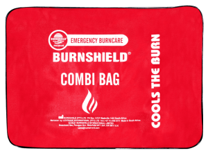 Opatrunki hydrożelowe Burnshield w torbie - zestaw duży