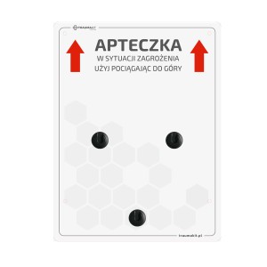 TRAUMA KIT – Uchwyt do walizki – Tablica (jasny)