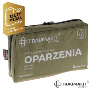 TRAUMA KIT Apteczka Modułowa (O) - Oparzenia (zielony)