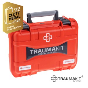 TRAUMA KIT - Walizka Auer 6 (bez wyposażenia-pomarańczowy)
