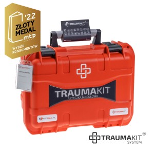 TRAUMA KIT - Walizka Auer 8 (bez wyposażenia-pomarańczowy)